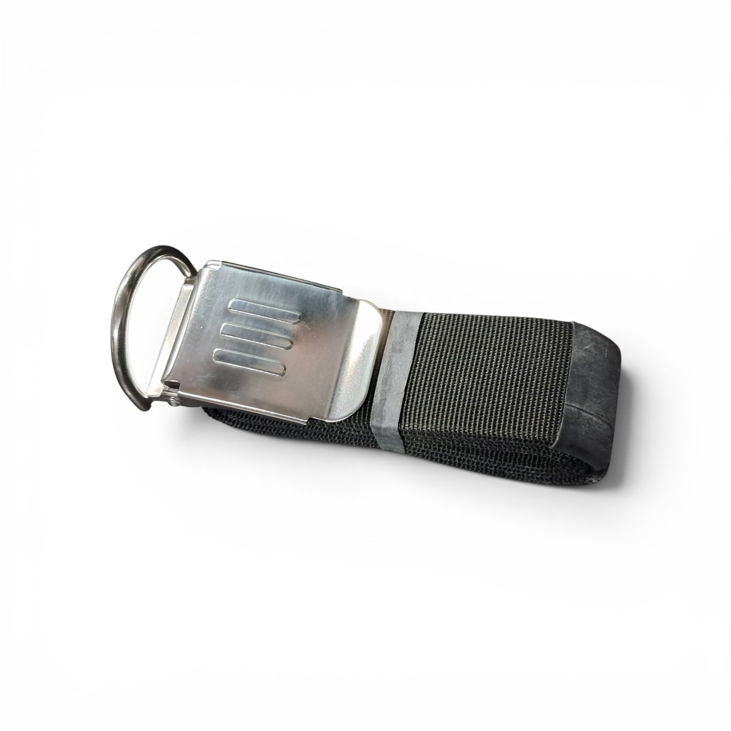Cintura Pesi Tecline con Fibbia "E" Inox, D-Ring e Logo