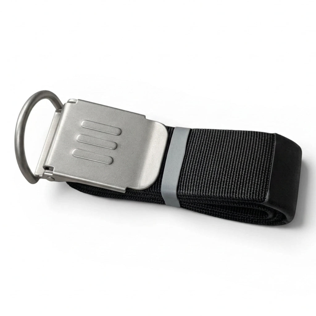 Tecline Weight Belt with Stainless Steel "E" Buckle, D-Ring, and Logo
