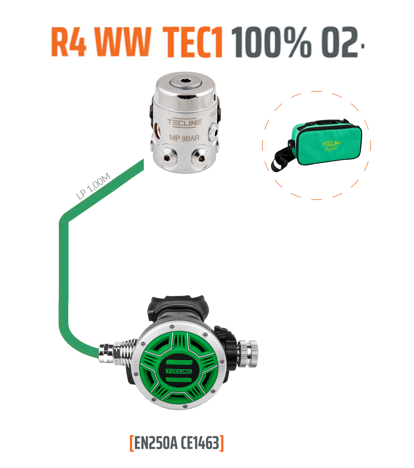 R4WW TEC1 100% O2 Set