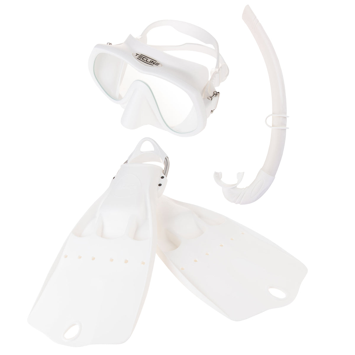Set Maschera Frameless Super View + Snorkel + Pinne LightJet