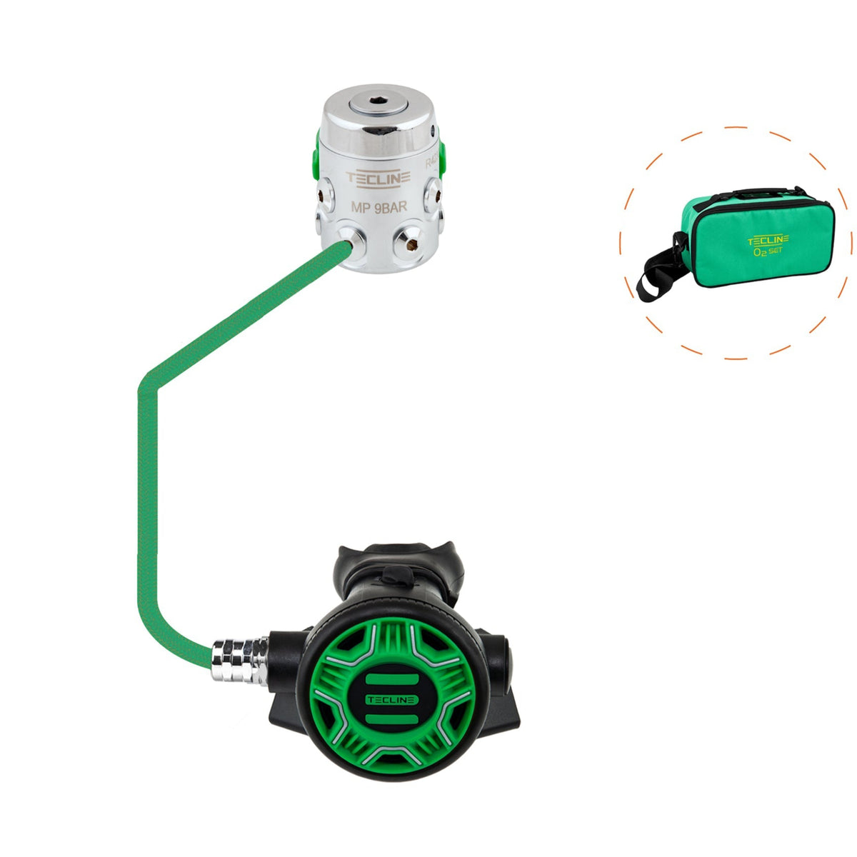 R4WW REC1 100% O2 Set - DIN 26x2 Oxygen clean