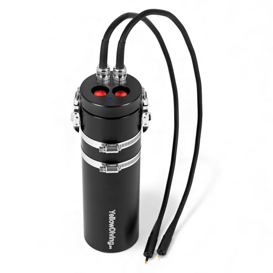 Canister H Perch Backmount con E/O cord-YellowDiving-DIR STORE