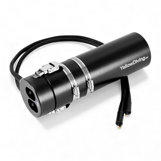 Canister SM H Classic Sidemount con E/O cord-YellowDiving-DIR STORE