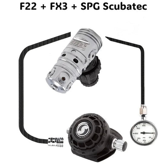 F22 FX3 + SPG Black-SCUBATEC-DIR STORE