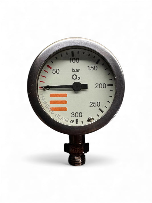 Manometro in metallo 52 mm OXYGEN-TECLINE-DIR STORE