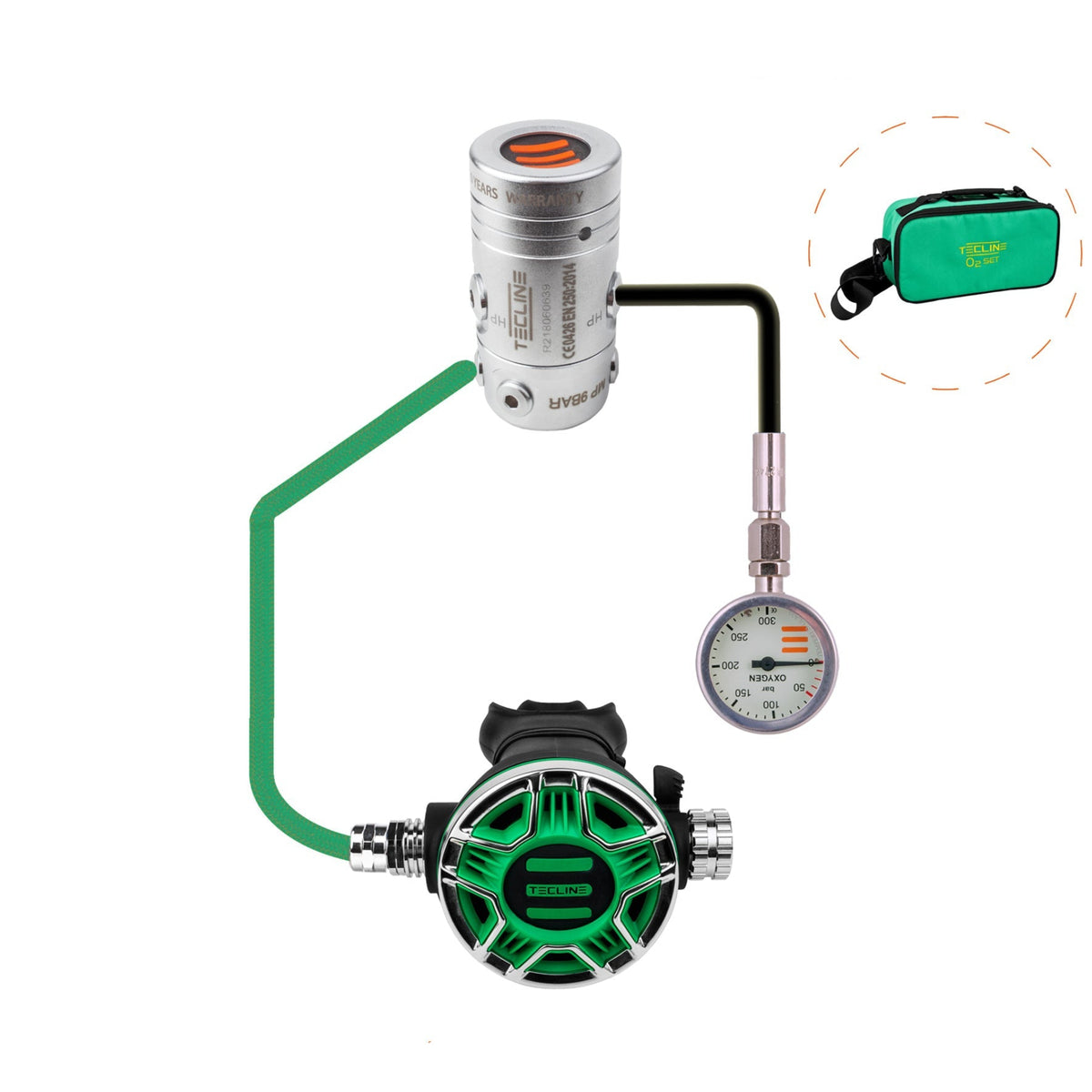 R2 TEC2 100% O2 Set-TECLINE-DIR STORE