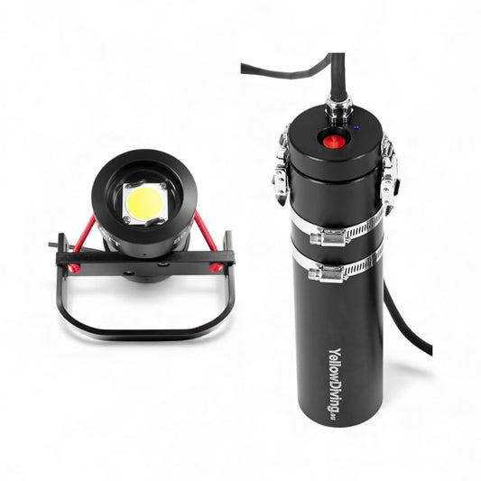 VIDEO LED 80 CON CANISTER-YellowDiving-DIR STORE