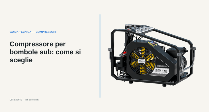 Compressore Coltri Predator: guida alla scelta del compressore per bombole sub
