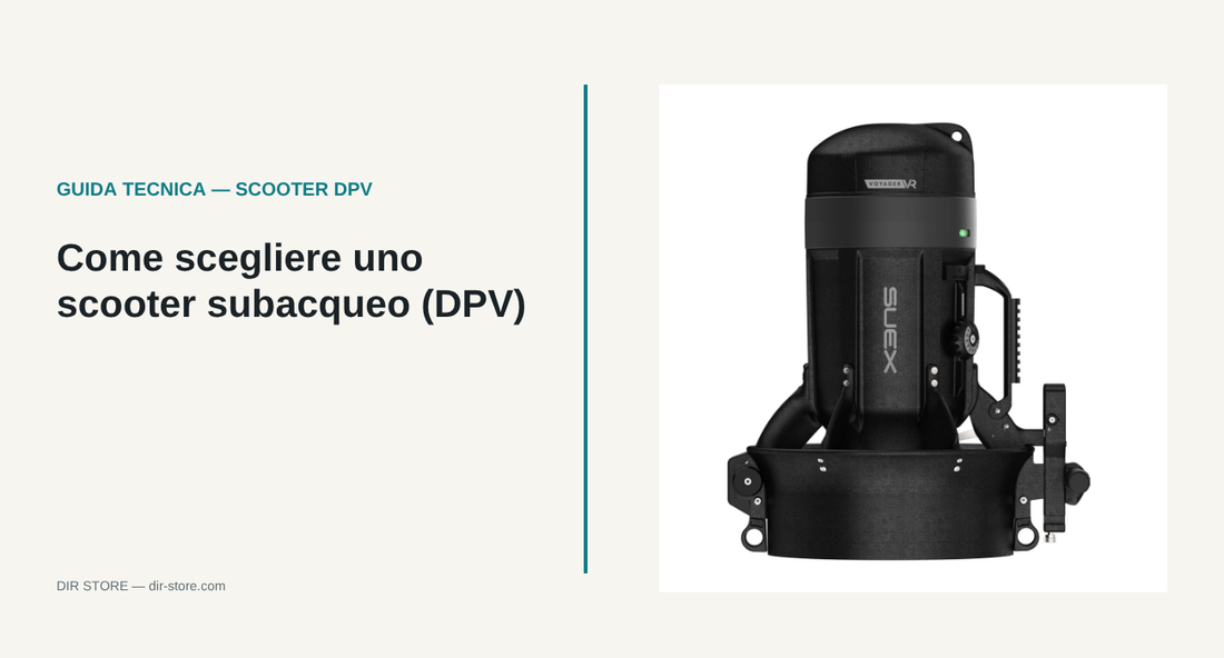 SUEX VR Voyager, scooter subacqueo DPV della gamma DIR Store