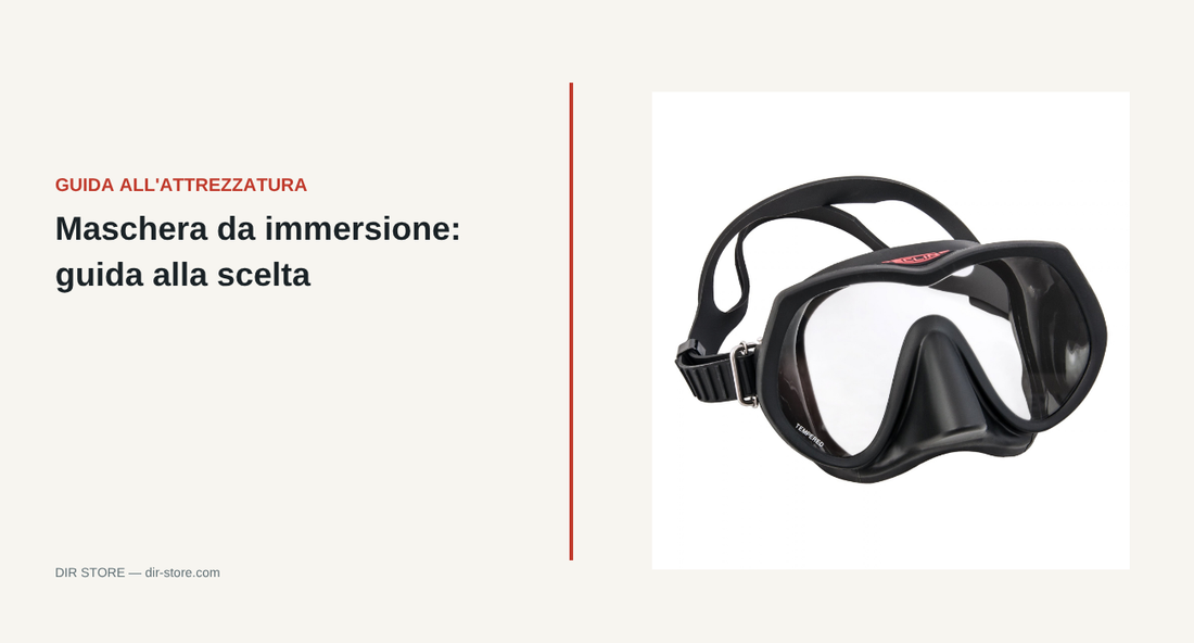 Maschera da immersione tecnica TECLINE — guida alla scelta | DIR Store