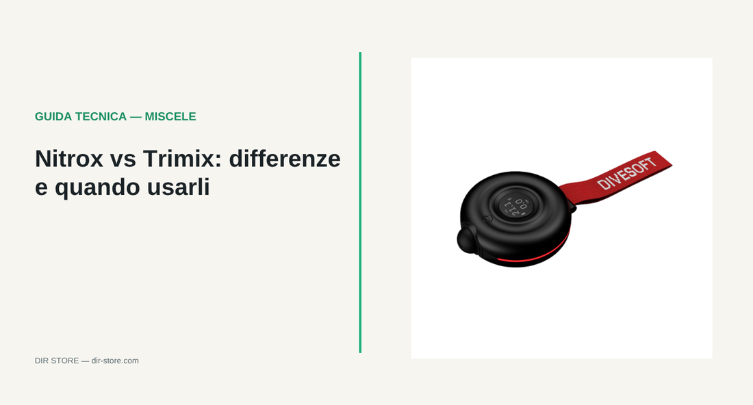 Analizzatore ECHO Divesoft per Nitrox e Trimix, gamma DIR Store