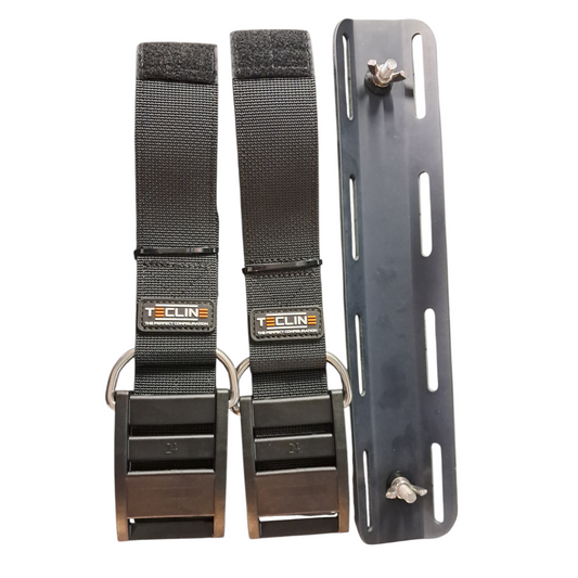 Set contropiastra in alluminio con fasce