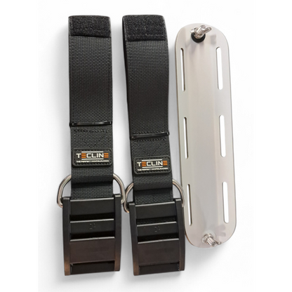 Set contropiastra in alluminio con fasce