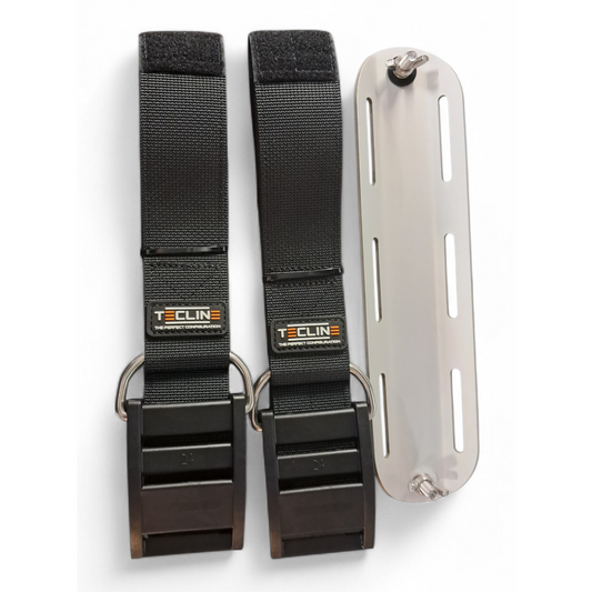 Set contropiastra in alluminio con fasce