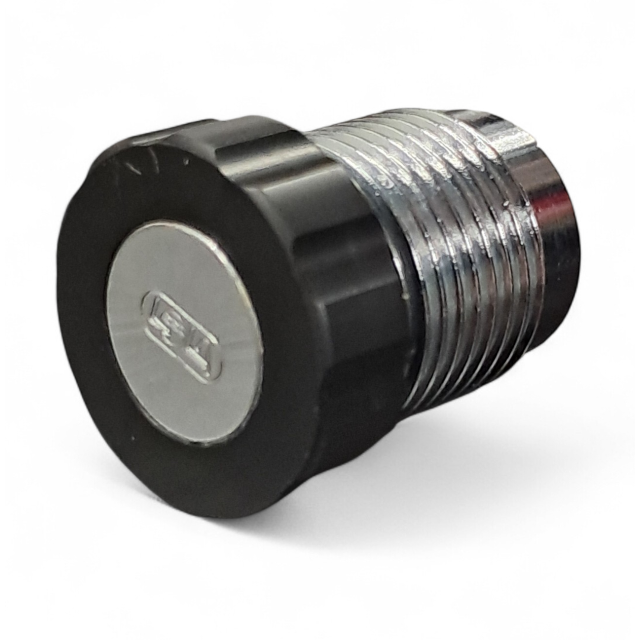 Tappo DIN per rubinetto con sfiato a ghiera girevole