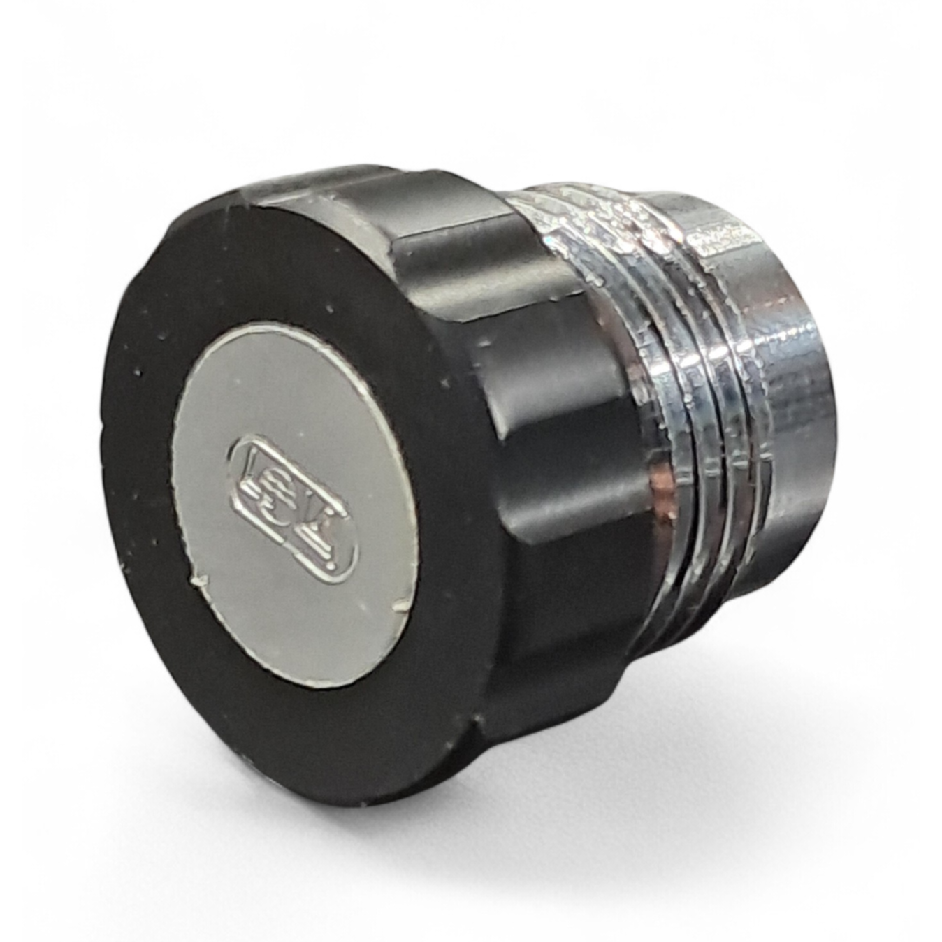 Tappo DIN per rubinetto con sfiato a ghiera girevole