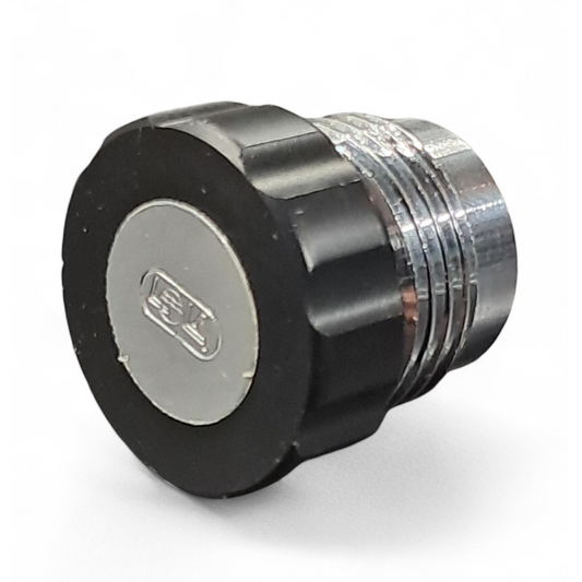 Tappo DIN per rubinetto con sfiato a ghiera girevole