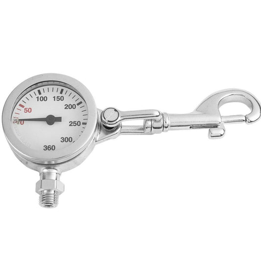 Metal Pressure Gauge with Carabiner (ø 52 mm) – 300 Bar