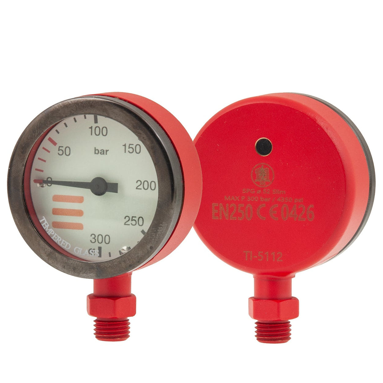 Manometro in metallo 52 mm colorato