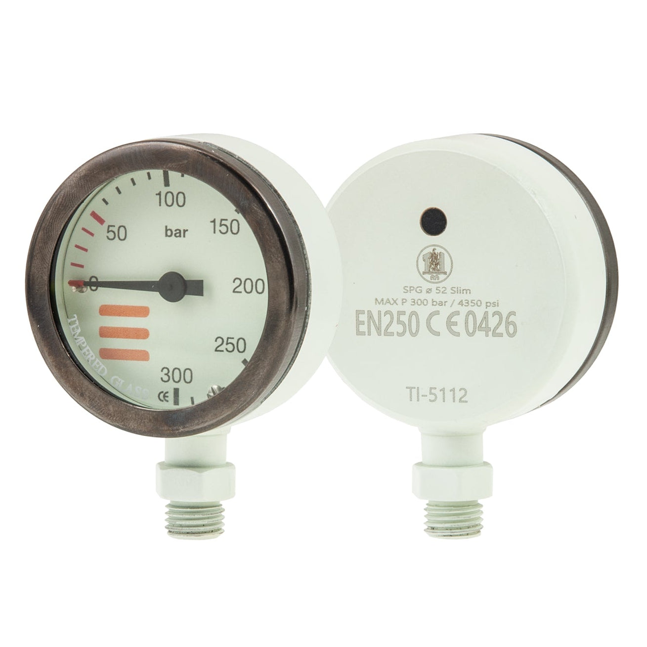 Manometro in metallo 52 mm colorato