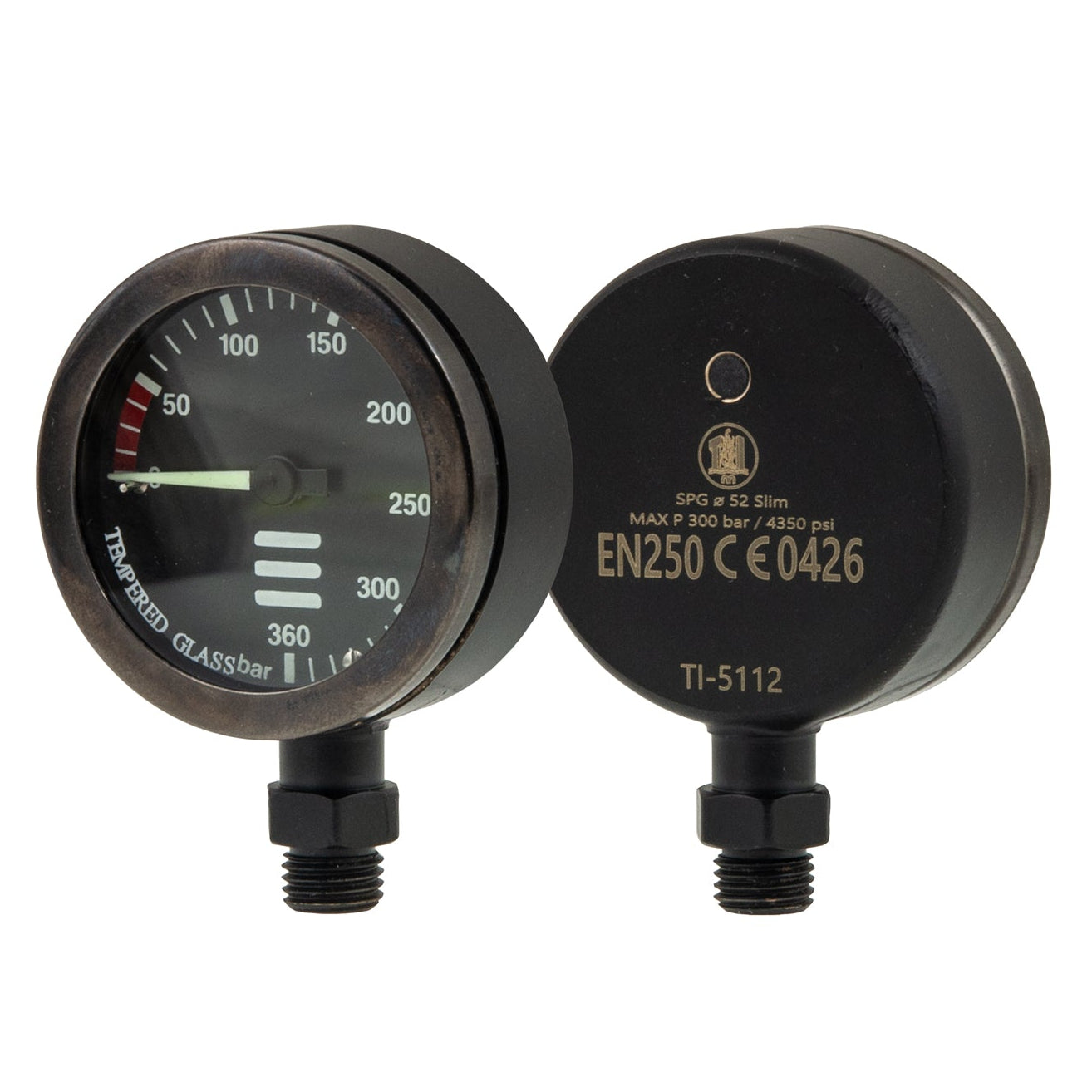 Manometro in metallo 52 mm colorato