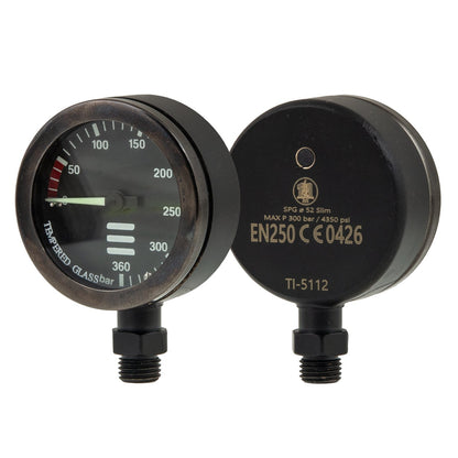 Manometro in metallo 52 mm colorato