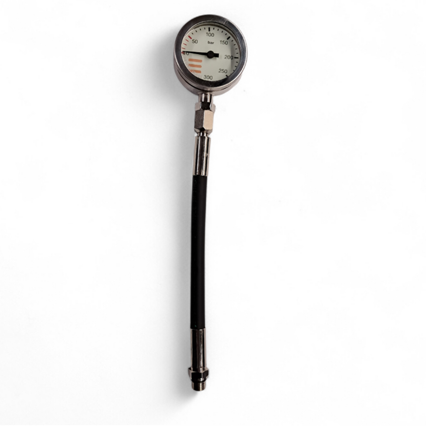 Manometro in metallo 52 mm con frusta HP per stage