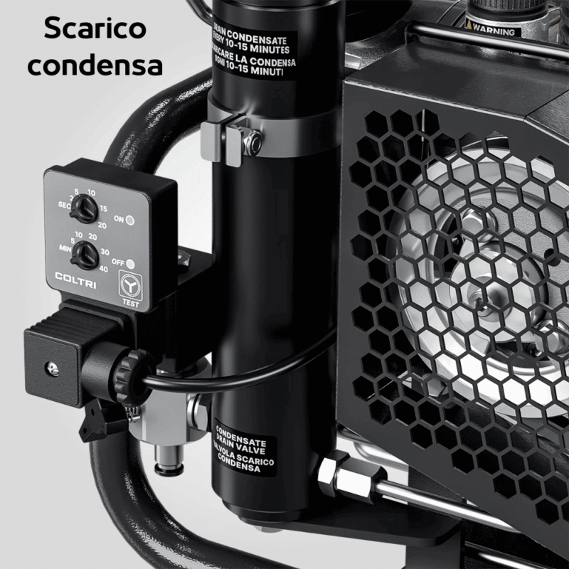 Compressore portatile INOX per bombole sub Coltri – Icon 100 Elettrico