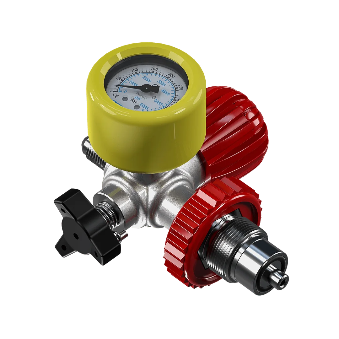 Attaco NEW DIN per bombole di serie con manometro-COLTRI-DIR STORE