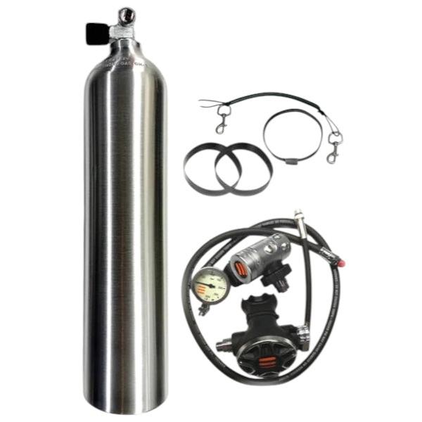 Bombola in alluminio 7 LT TECLINE completa di erogatore-TECLINE-DIR STORE