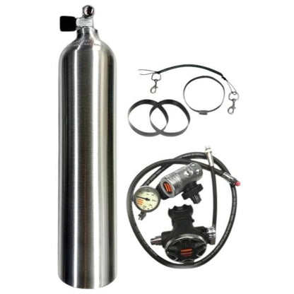 Bombola in alluminio 7 LT TECLINE completa di erogatore-TECLINE-DIR STORE