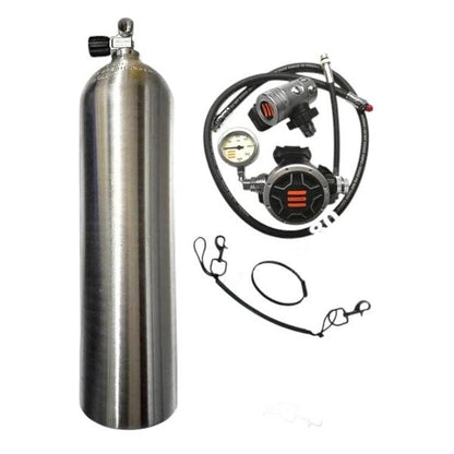 Bombola in alluminio S80 TECLINE completa di erogatore-TECLINE-DIR STORE