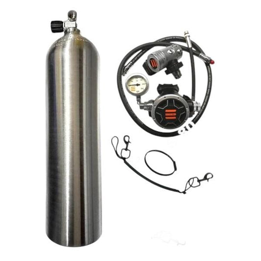 Bombola in alluminio S80 TECLINE completa di erogatore-TECLINE-DIR STORE