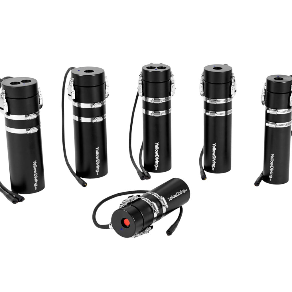 Canister SM H Perch Sidemount con E/O cord-YellowDiving-DIR STORE