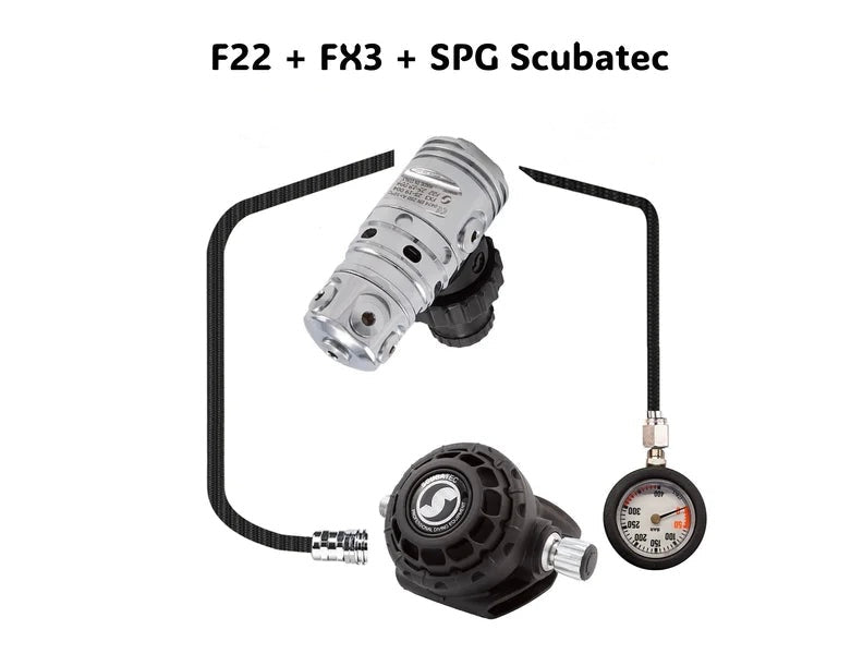 F22 FX3 + SPG Black-SCUBATEC-DIR STORE