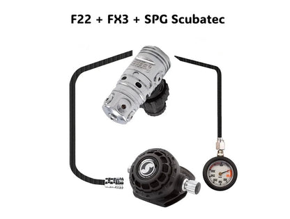 F22 FX3 + SPG Black-SCUBATEC-DIR STORE