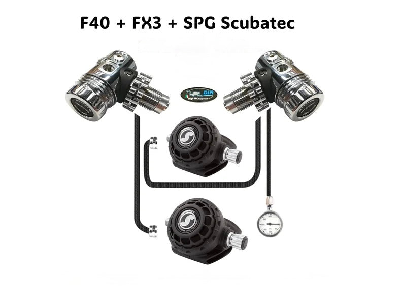 F40 Anti-freeze FX3 + SPG DIR Set-SCUBATEC-DIR STORE