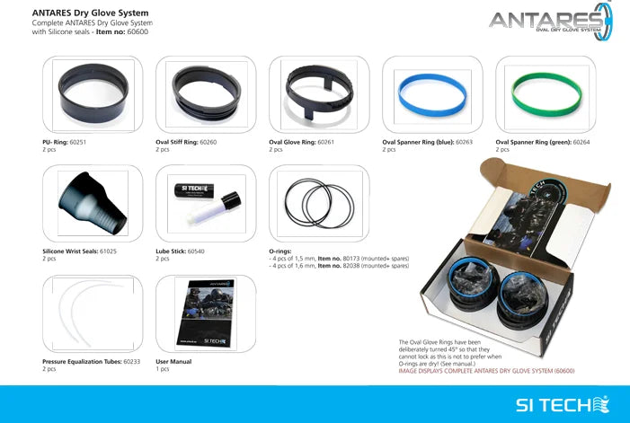 Kit Antares & QCS Oval-SI-TECH-DIR STORE