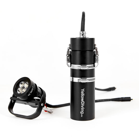 LED L40 CON CANISTER-YellowDiving-DIR STORE