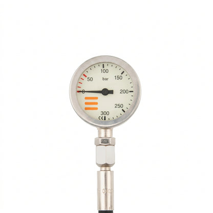 52mm Metal HP Gauge with HP Hose for Stage Bottle