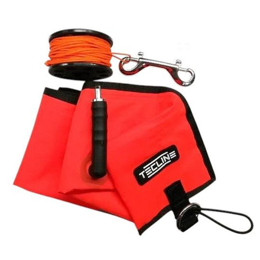 Pallone 11/117 cm con valvola in metallo + spool 21 mt-TECLINE-DIR STORE