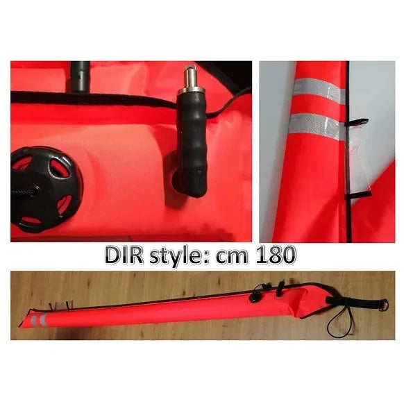 Pallone DIR Style 14/180 cm con valvola in metallo-DIR-STORE-DIR STORE