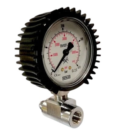 Prolunga HP per frusta di Travaso con Manometro-SCUBATEC-DIR STORE