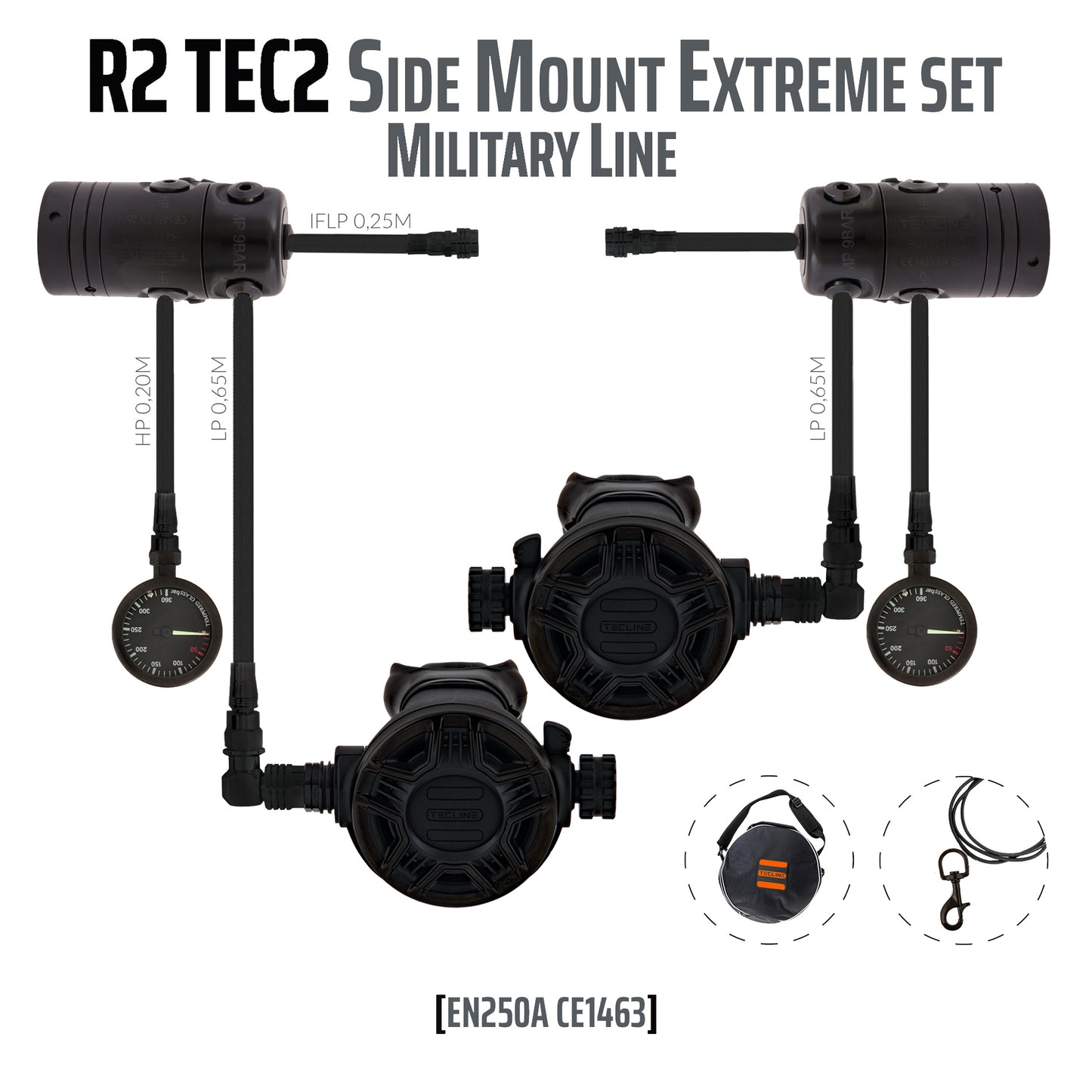 R2 TEC2 SIDE MOUNT EXTREME Set-TECLINE-DIR STORE