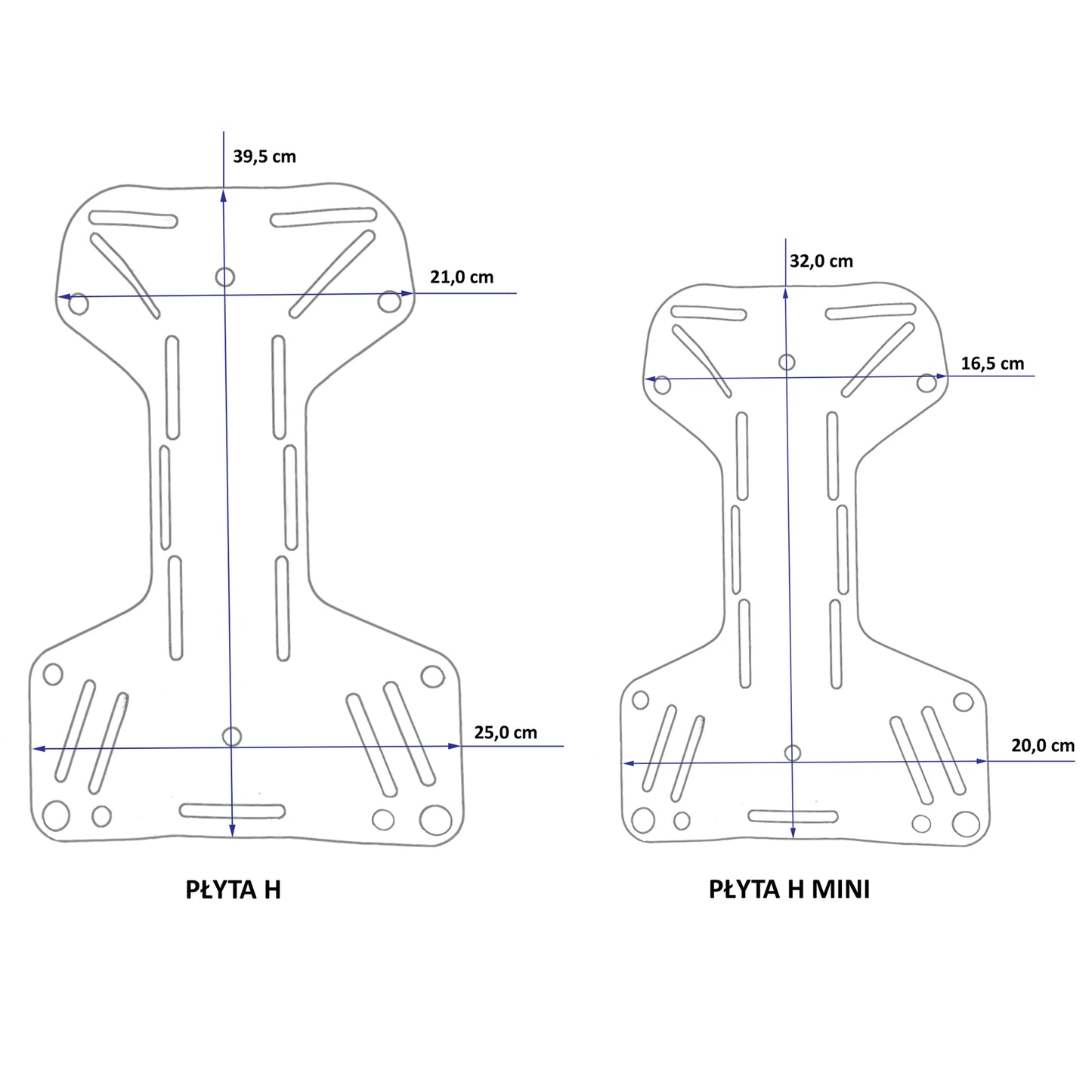 Schienalino ad H in alluminio-TECLINE-DIR STORE
