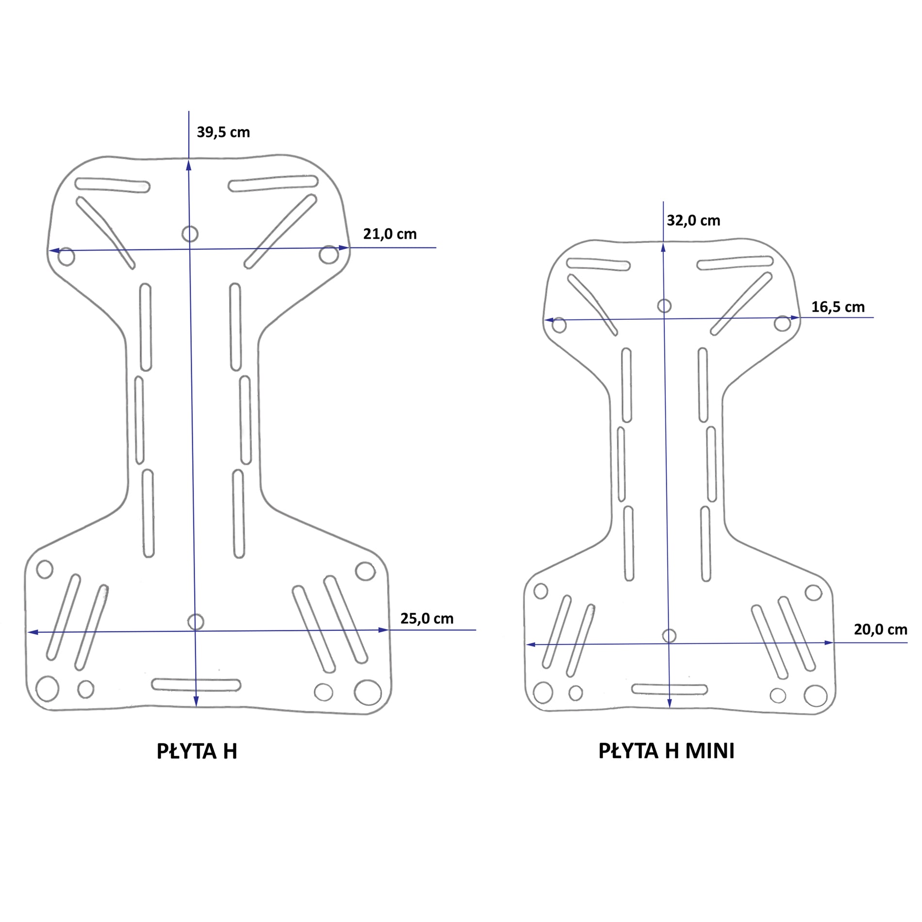 Schienalino ad H in alluminio-TECLINE-DIR STORE