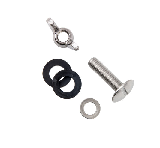 Vite per piastra in alluminio e carbonio