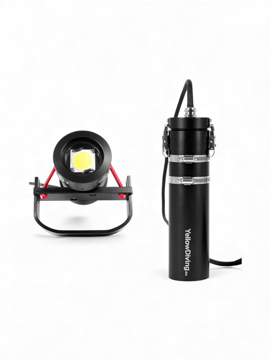 VIDEO LED 80 CON CANISTER-YellowDiving-DIR STORE
